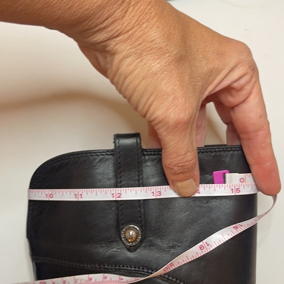 Frye-Melissa Button Black Leather Zip-up Tall Equestrian Riding Boots Sz 8 - Picture 15 of 16